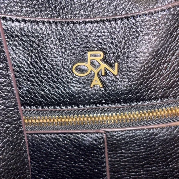 orYANY Sarah Leather Bag with Gold Accents - Picture 14 of 17